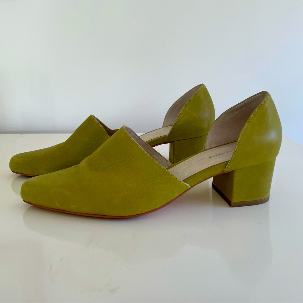 Anthropologie Green Low Heels, size 38